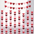 thumbnail image 6 of RuiJiao 16-Piece Felt Heart Garland Banner, Red White Valentine's Day Decor with Hanging String for Wall Mantel Window Party Decoration, 6 of 6