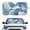 Marble Turtle Blue, variant on KUIFORTI Palm Tree Windshield Sun Shade Foldable Sun Blocker for Car, Truck, SUV Accessories Automotive Interior Sun Protection, Reflective Shade for Front Windshield with Mirror Cut-Out