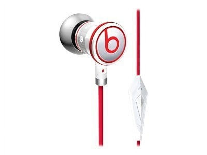 Monster iBeats Headphones with ControlTalk - Headset - in-ear - wired - noise isolating - white