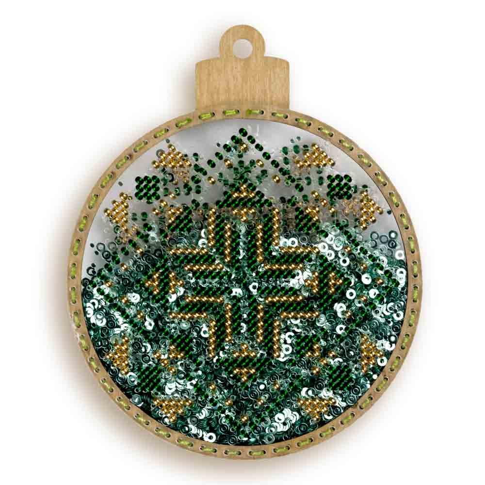 Set for embroidery with beads on a plastic base FLPL-059