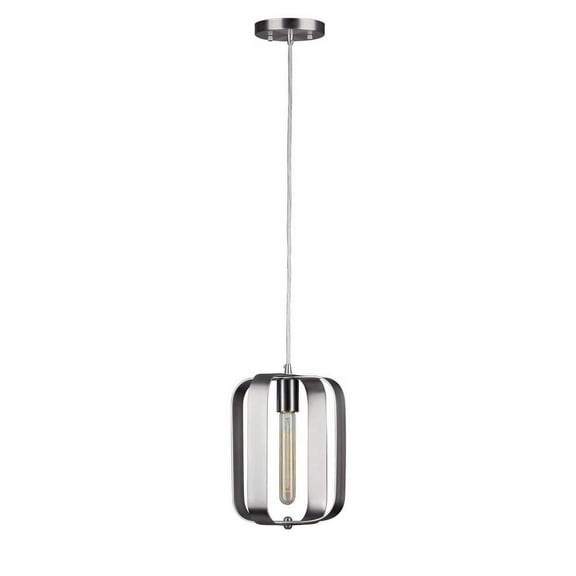 Forte Lighting - Celeste - 1 Light Cord-Hung Mini Pendant-11 Inches Tall and 8