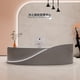 thumbnail image 3 of Church Office Reception Desk Front Cashier Shop Counter Study Reception Desks Receptionist Console Bureau Meuble Salon Furniture My Lux Decor Round, 3 of 16