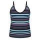 thumbnail image 3 of Traje de Baño Conjunto de bikini de 2 piezas con rayas horizontales Traje diario sin espalda para mujer (Multicolor M) Kuymtek Multicolor T M para Mujer, 3 of 7