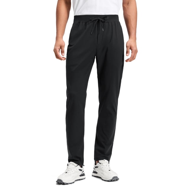 Pantalones CRZ YOGA Jogger Stretch para Hombre 30" Negro XL