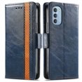 thumbnail image 3 of Case for Motorola Moto G51 Cover Leather Wallet Folio Case Book Design Flip Magnetic Closure - Blue, 3 of 5