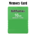 thumbnail image 4 of V1.966 Tarjeta de memoria gratuita McBoot de 16 MB para tarjeta de consola de juegos Sony PS2 (verde) Likrtyny Para estrenar, 4 of 8
