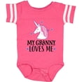 thumbnail image 3 of Inktastic My Granny Loves Me Unicorn Girls Baby Bodysuit, 3 of 5