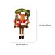 thumbnail image 3 of Decoraciones navideñas Fiudx Colgantes Muñeco de nieve Círculo de ratán, 3 of 6