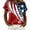 Navy, variant on MEICHEN Women's 250th Anniversary American Flag Satin Shirt Short Sleeve Button Down Patriotic Blouse 4th Of July Casual Summer Tops