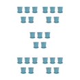 thumbnail image 2 of kurtrusly 5pcs Orchid Pot With Holes Designed For Maximum Air And Water Flow Can Furniture And Floors Clean Blue 5Set, 2 of 6