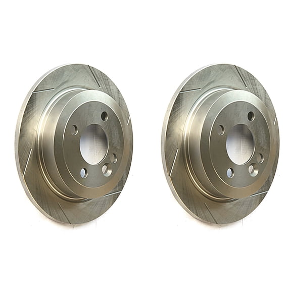 Set 2 Discos Ranurados Cooper Countryman 2007 A 2015 Mini L4 1.6L Tra DYNAMIK .
