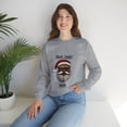 thumbnail image 7 of Black Santa Sleigh Unisex Heavy Blend™ Crewneck Sweatshirt, 7 of 7