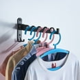 thumbnail image 4 of Folding Wall Mounted Clothes Suit Hangers Rack, 4 of 5