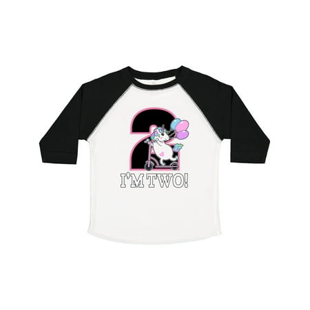 

Inktastic 2nd Birthday Unicorn 2 Year Old Girl Gift Toddler Toddler Girl T-Shirt
