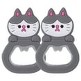 thumbnail image 2 of Ludlz 2Pcs Bottle Opener Cartoon Animal Creative Shape One-key Open Plastic Cute Cat Can Opener with Fridge Magnet Decor Party Accessories, 2 of 7