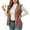 Brown, variant on Atkumj Women Vest Warm Loose Fleece Vest Women Casual Lightweight Solid Color Cardigans for Women for Fall Winter S
