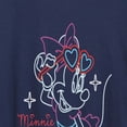 thumbnail image 3 of Disney - Minnie Mouse - Feeling Good with Heart Glasses - Women's Short Sleeve Graphic T-Shirt, 3 of 5