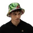 thumbnail image 6 of Kdxio Reflective Bucket Hat - Vegan1 Print Bucket Hat for Men,Women, 6 of 9
