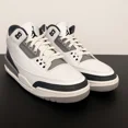 thumbnail image 1 of N I-K-E A i r-Jor-dan 3 Retro “Midnight Navy” White Cement Grey - Men’s Size 10.5M, 1 of 6