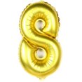 thumbnail image 1 of GLOBO METALICO DE NUMERO OCHO GIGANTE 80CM DORADO NEONMANIA CHC-40 8GL, 1 of 2