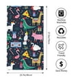 thumbnail image 4 of Kll Cute Funny Animals Ultra Absorbent & Soft Hand Towels For Bath, Hand, Face, Gym And Spa-27.5x16in, 4 of 9