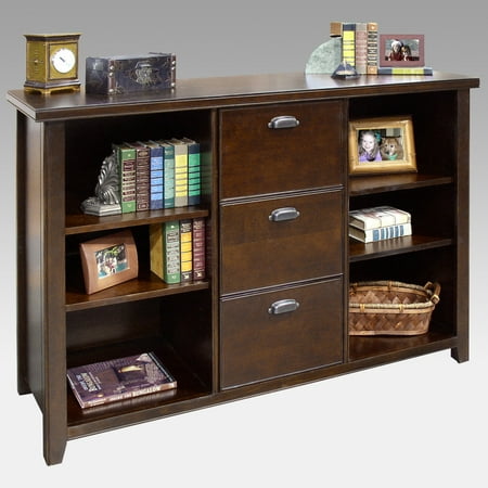Martin Furniture Tribeca Loft Bookcase File Cabinet Cherry