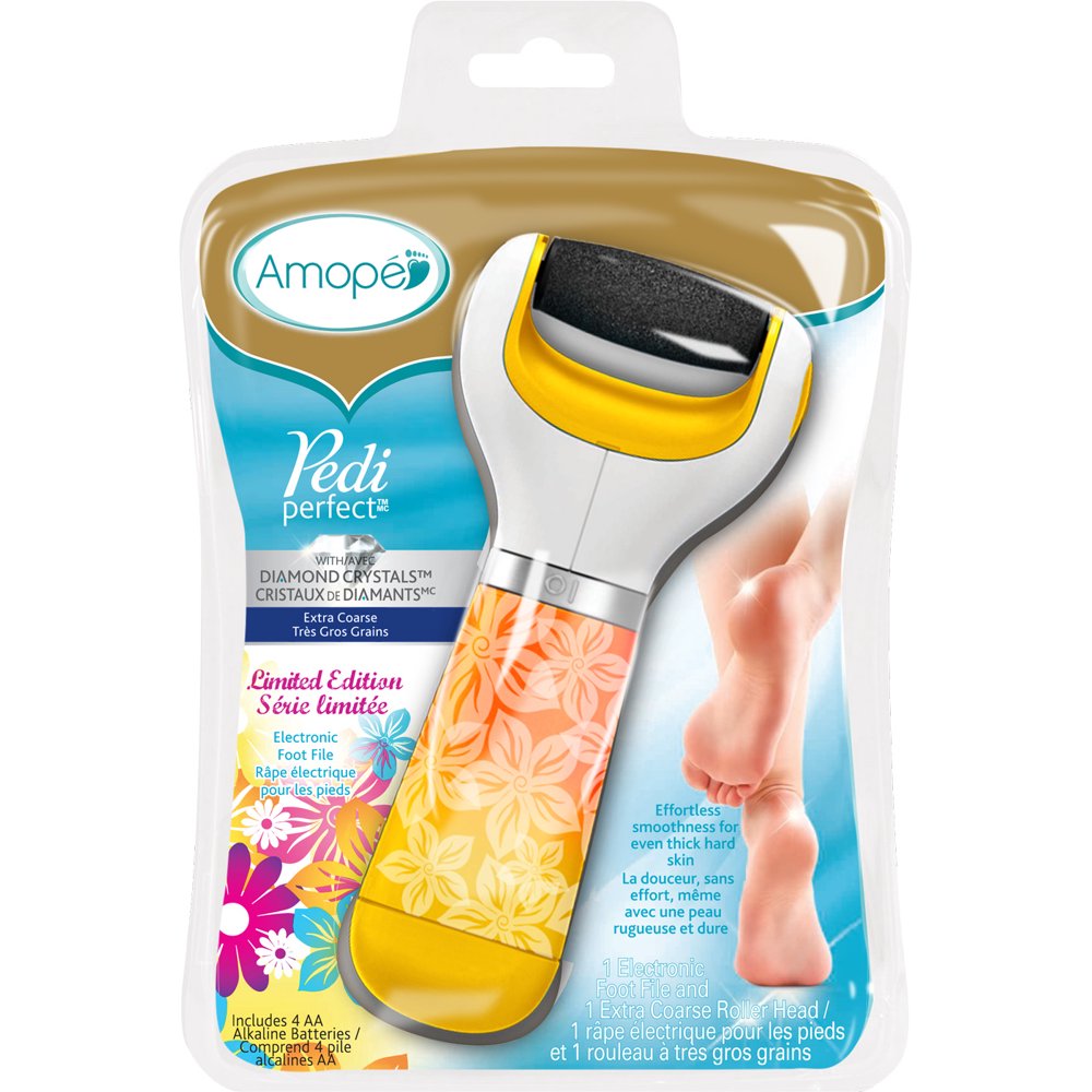 Amope Pedi Perfect Electronic Foot File, Extra Coarse, Limited Edition