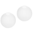 thumbnail image 1 of Pantalla de vidrio Lamp Globe, paquete de 2 unidades, pantalla blanca Frost Glassshade Wyneyet, 1 of 7
