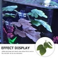 thumbnail image 4 of PBPBOX Artificial Aquarium Plants Plastic Leaf Green 1Pack, 4 of 5