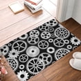 thumbnail image 4 of Logiee Metallic Gears Print Welcome Mats for Entryway,Door Mat for Front Door,Entry Mat,Doormat for Garden, Garage, Patio, Home, Porch Decor, 4 of 7