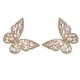 thumbnail image 3 of Pendientes de mariposa con circonitas Joyas para mujer Pendientes de estilo literario Pendientes sencillos y elegantes, 3 of 6
