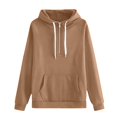 thumbnail image 5 of Certgust Hoodies Womens Oversized Zip Hoodie Sweatshirt Long Sleeve Casual Fall Jacket with Pockets Drawstring Top, 5 of 9
