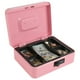 thumbnail image 1 of Caja Fuerte de Acero Xydled Rosa con Cerradura de Combinación y Bandeja Extraíble para Monedas, 1 of 8