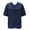 Blue, variant on YVNAURA Plus Size Cotton Linen Shirt for Women Breathable Short Sleeve Blouse Loose Fit Button Down Camp Collar Top Lightweight Summer Casual Tunic 2026, Blue,L