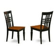 thumbnail image 2 of East West Furniture Dining Room Set Black & Cherry, AVLG5-BCH-W, 2 of 4