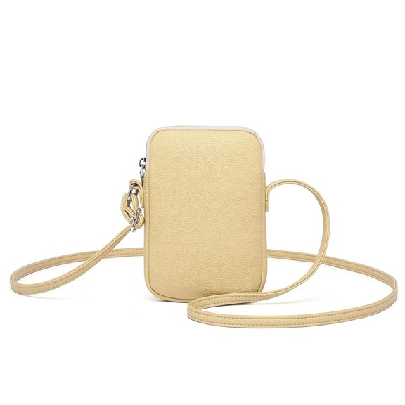 PU Leather Small Crossbody Purses for Women, Zipper Mini Shoulder Purse for Cell Phones & Essentials