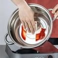 thumbnail image 4 of Stainless Steel Double Layer Steamer Pot with Handle and Glass Lid, 4 of 16