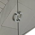 thumbnail image 5 of Stylish and Functional 4-Door Storage Cabinet with Pine Legs and MDF for Living Room Bedroom,and Kitchen, Champagne, 5 of 7
