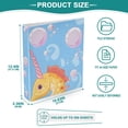 thumbnail image 5 of Seahorse and Bubble 3 Ring Binders 1.5 inch Hardcover File Folders with Interior Pockets A4 Size Organizer for School Office Hospital, 5 of 8