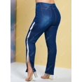 thumbnail image 4 of Jeans Talla Extra Delgados Cinta Lateral Rosegal Vaqueros de talla grande, 4 of 5