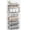 Walnut Plack-J-type Black Rack, variant on Wall Mounted Towel Rack 6 Tier Walnut Plack J-type Black Rack With Floating Shelves