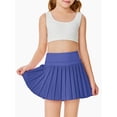 thumbnail image 4 of Pantalones deportivos Haloumoning para niñas, color azul real, de 4 a 14 años, 4 of 5