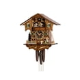 thumbnail image 1 of Cuckoo Clock moveable kissing Couple, turning mill-wheel, 1 of 1