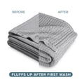 thumbnail image 6 of Bare Home Waffle Blanket - 100% Cotton - Lightweight & Breathable - King/Cal King, Light Gray, 6 of 7