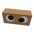 thumbnail image 3 of Reloj con ojos giratorios, de tiempo, mesita de noche para dormitorio, dormitorio, hogar, reloj de escritorio con ojos grandes para guarder Madera, 3 of 8