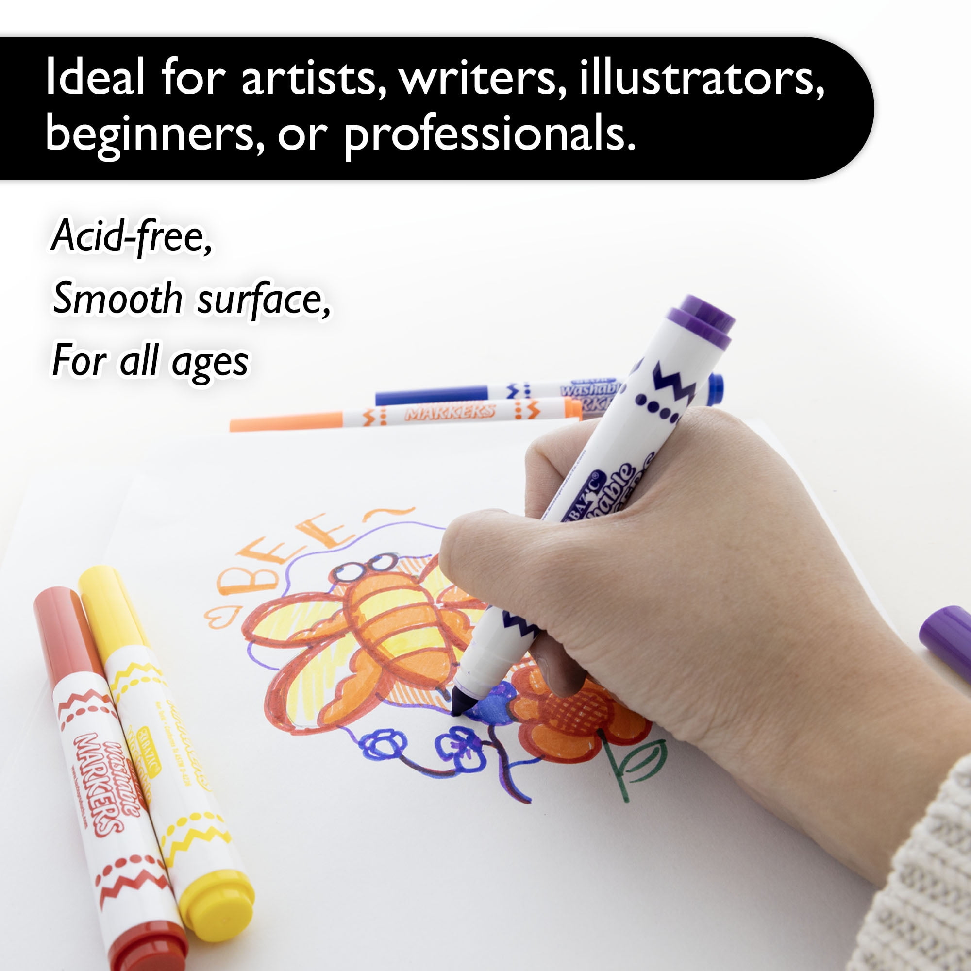BAZIC Sketch Book 30 Ct. 8.5" X 11" Spiral Side Sketchbook Drawing Pads, 48-Pack