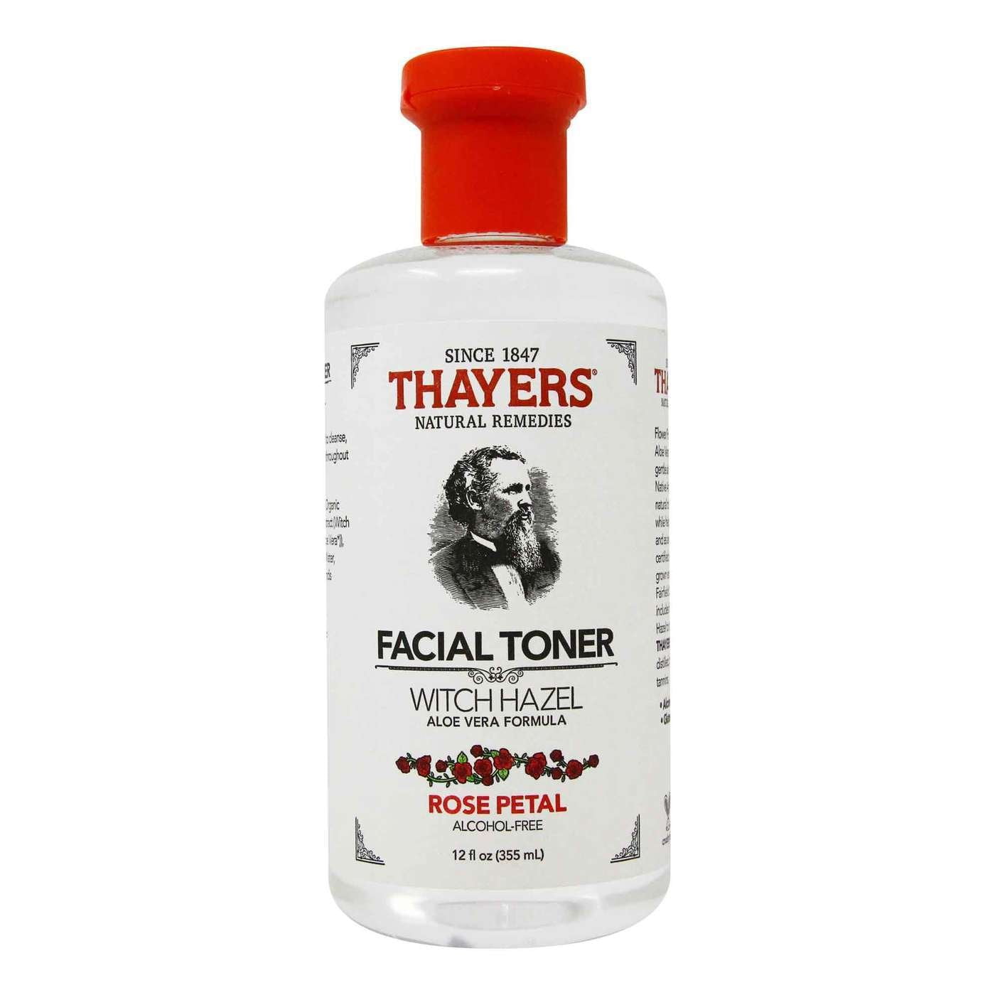 2 Pack - Thayers Witch Hazel Aloe Vera, Rose Petal, 12 fl oz