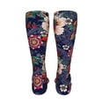 thumbnail image 6 of Rateoe Paisley2 print Women's Men's Novelty 20in Crew Socks Cotton Socks Knee High Socks for Walking,Running,Nurses,Pregnancy-One Size, 6 of 8