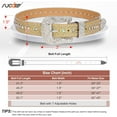 thumbnail image 6 of Men Women Rhinestone Belt Western Cowboy Cowgirl Shine Crystal Diamond Studded Luxury Strap Belts, 6 of 7