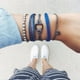 thumbnail image 4 of Minnieouse de hilo, joyería estética, pulseras bohemias únicas, accesorios para mujer, regalo creativo para chicas adolescentes, azul oscuro + Type3 NO3, 4 of 6